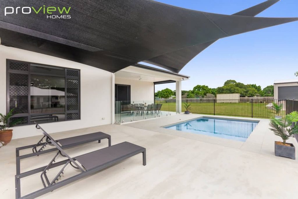 Shade Sail Alligator Creek New Home Proview